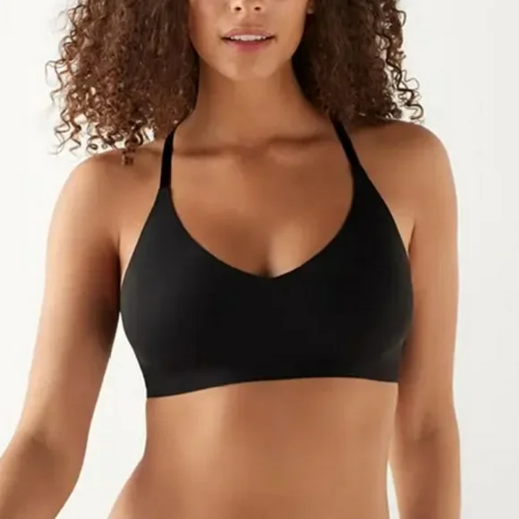 TRUE and CO. Body Triangle Lace Racerback Bra Bralette Womens Medium M - Picture 2 of 5